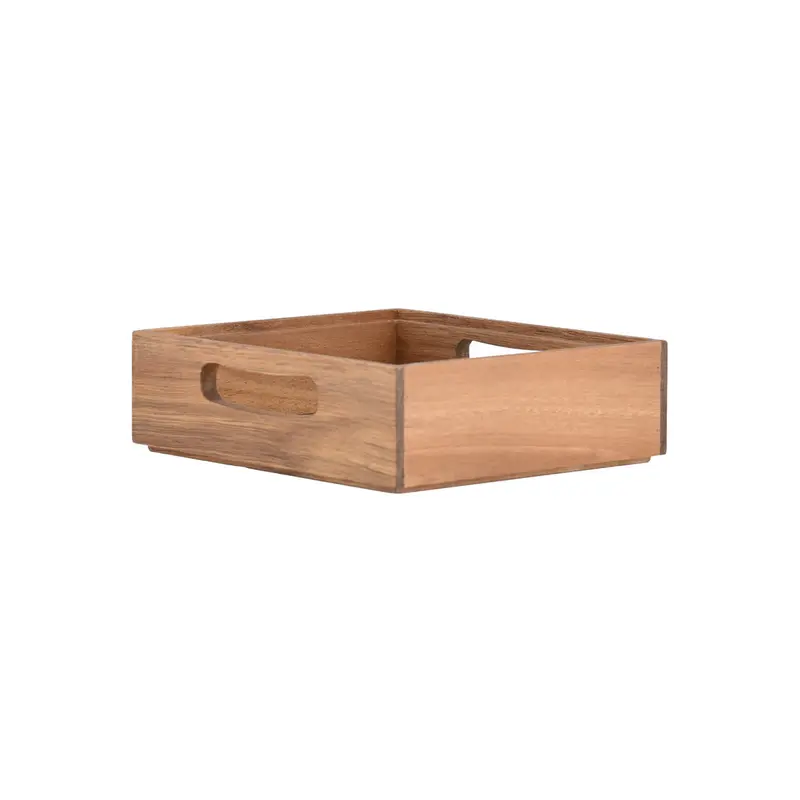 Estia Home Scatola Porta oggetti in legno impilabile "Allure" 20x17.5xH6 cm