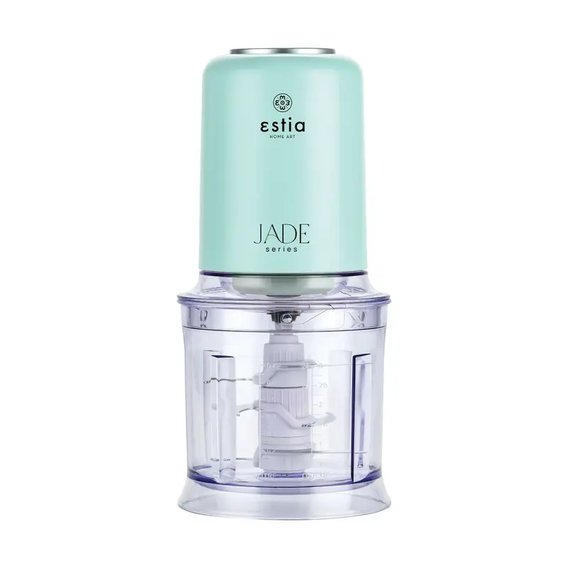 Estia Home Tritatutto in acciaio 2 velocità con contenitore in plastica "Jade" 400W 0.7LT