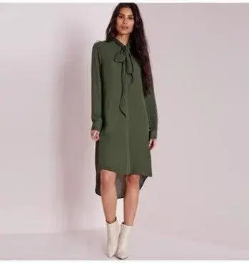 European and American fashion style loose long shirts, long-sleeved blouses