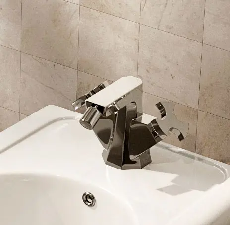 Evergreen Rub monoforo Bidet Cromo