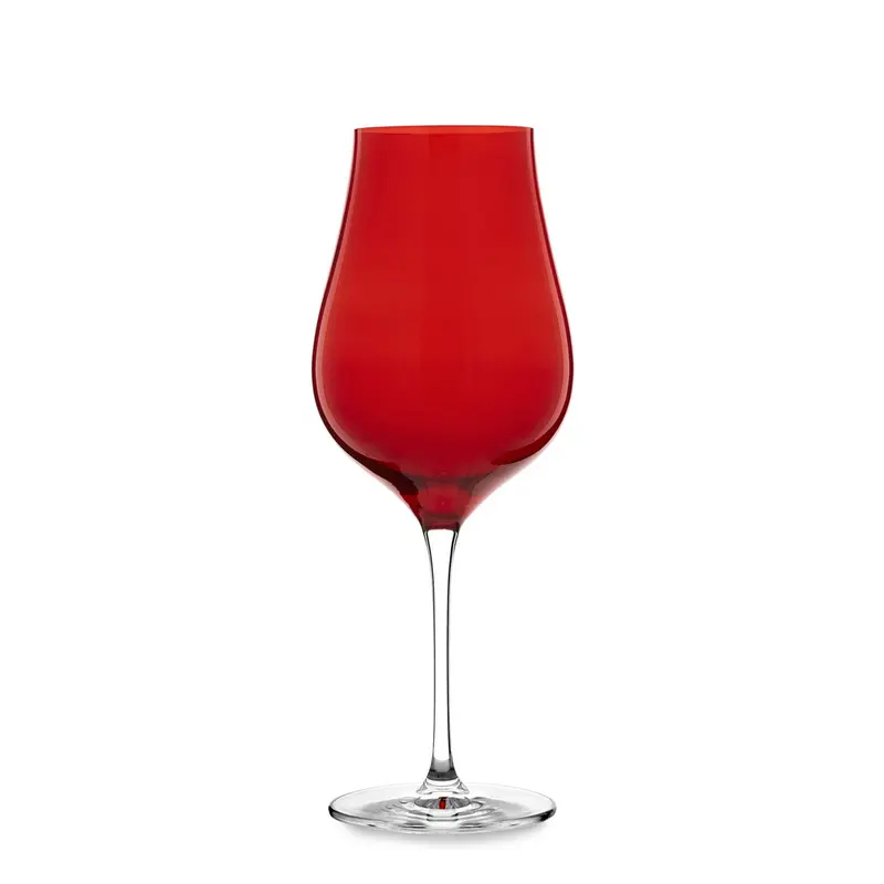 Fade Set 6 Calici vino rosso in vetro "Limosa" moderni 650 ml
