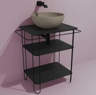 Filo 60 Str acciaio Inox Nero Mat