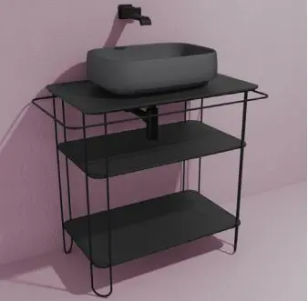 Filo 75 Str acciaio Inox Nero Mat