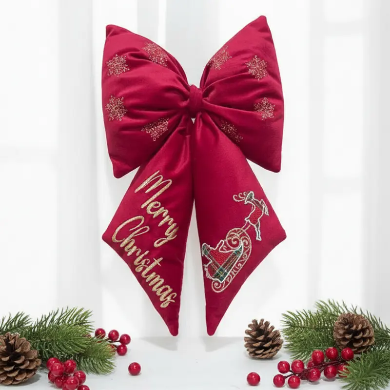 Fiocco Imbottito in Velluto – Merry Christmas