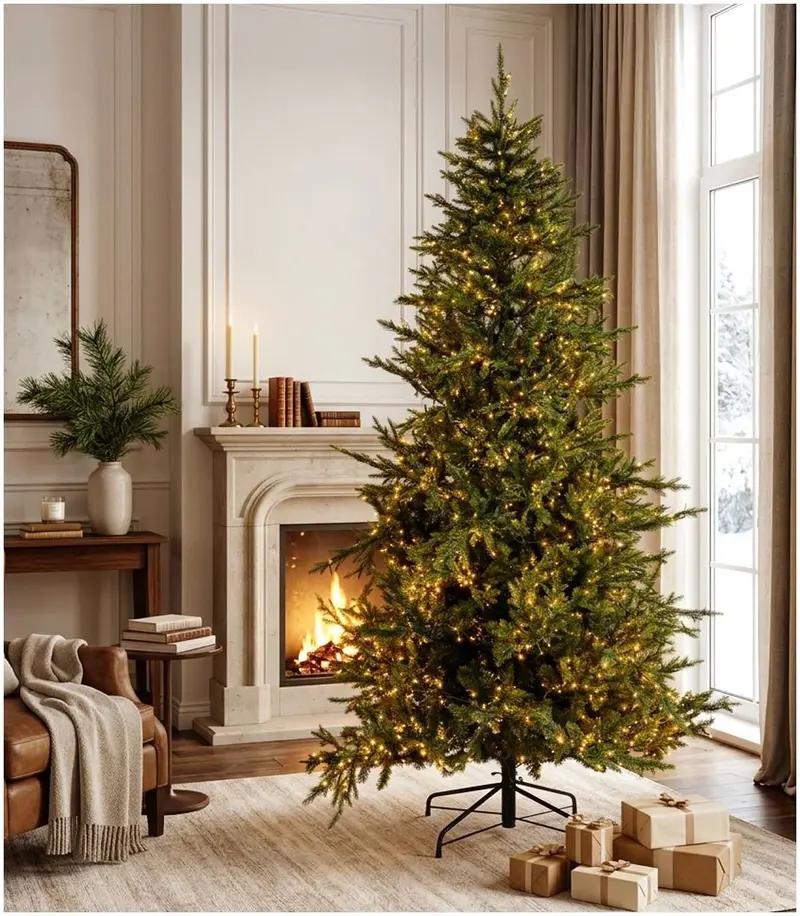 Fiori di Lena Albero di natale Chamois 5000 luci led D165xH240 cm