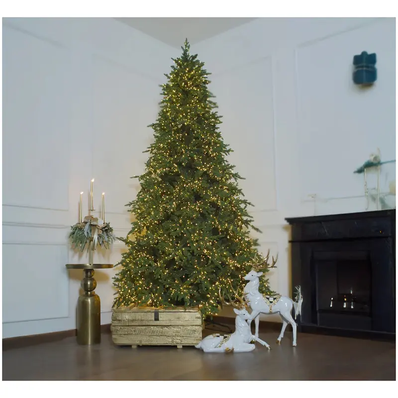 Fiori di Lena Albero di natale Courmayer 5000 luci led D160xH240 cm