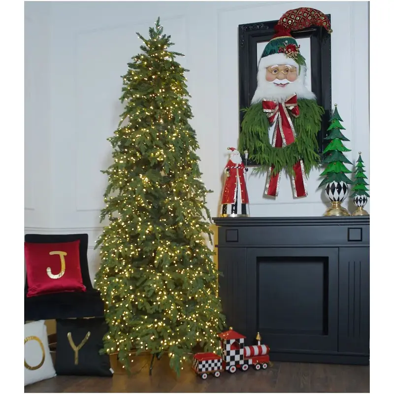 Fiori di Lena Albero di natale Courmayer SLIM 1500 luci led D110xH180 cm
