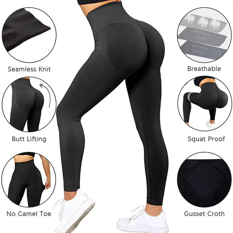 Fitness Sports Running Athletic Pants Legging Femme