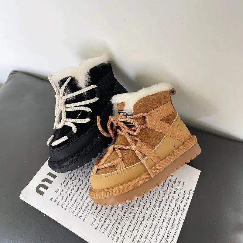 Fleece-lined Warm Boys Toddler Shoes