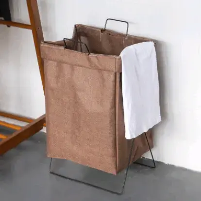 Foldable Fabric Hamper Household Laundry Basket Large Storage Basket Bathroom clothes storage basket