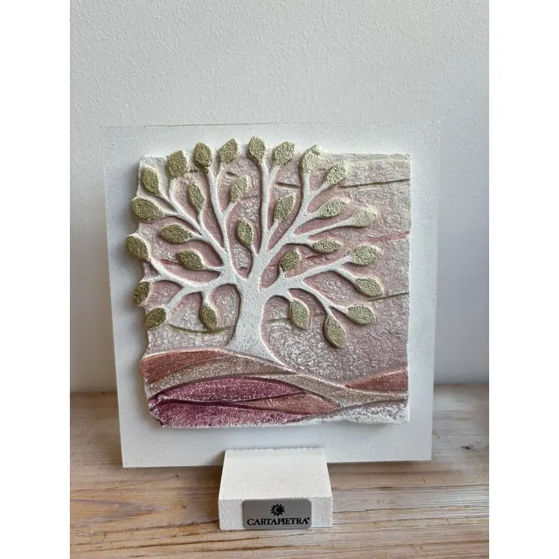 Formella Cartapietra Albero della Vita - rosa