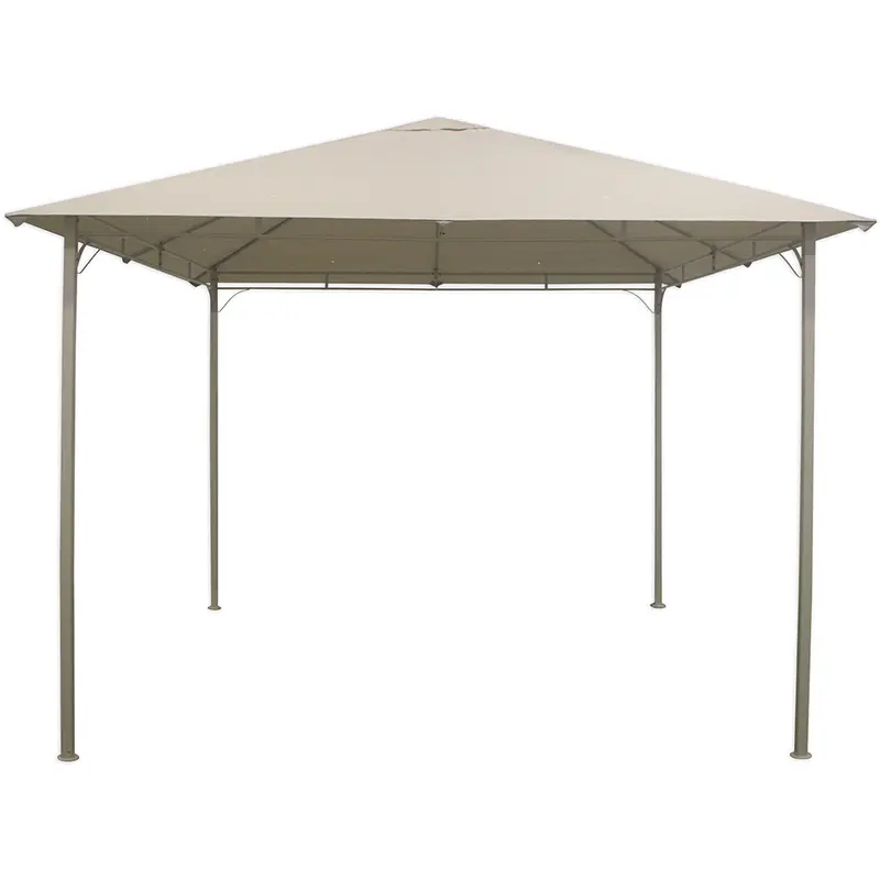 Gazebo da Giardino 3x3mt Copertura in poliestere resistente, Struttura Acciaio