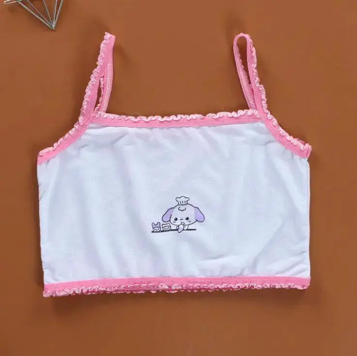 Girls Sports Casual Cotton Camisole Bra