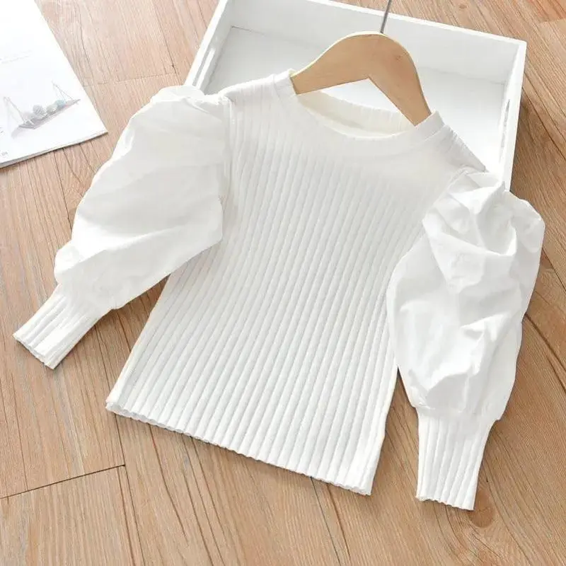 Girls Western Style Long Sleeved T Shirt