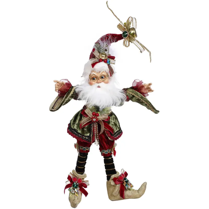 GOODWILL Mark Roberts Elfo Babbo Natale in resina H33 cm