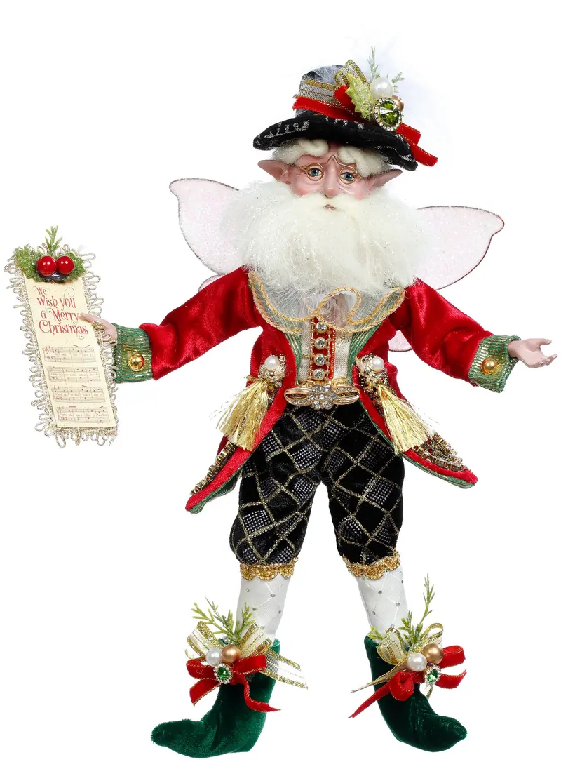GOODWILL Mark Roberts Fata Babbo Natale piccola in resina H28 cm