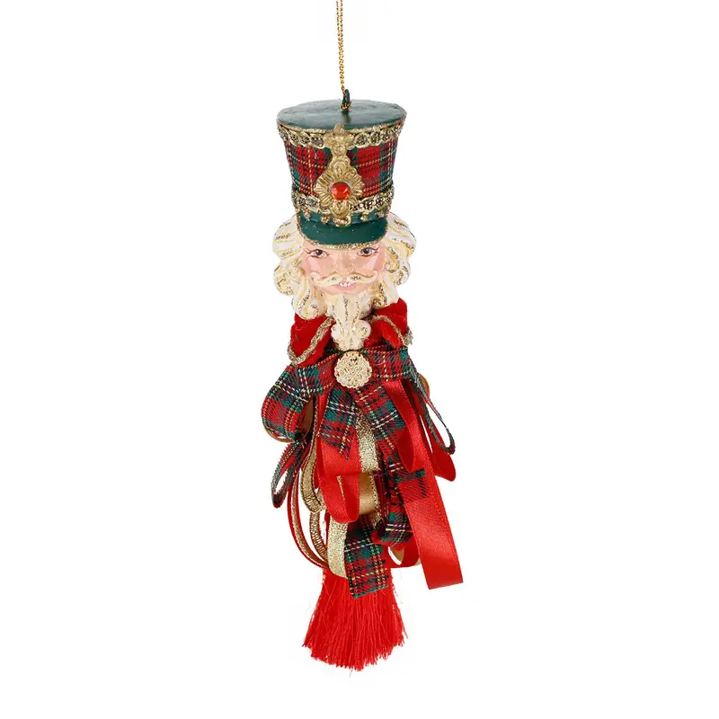 GOODWILL Soldato Schiaccianoci in tartan scozzese 23 cm 2 varianti(1pz)