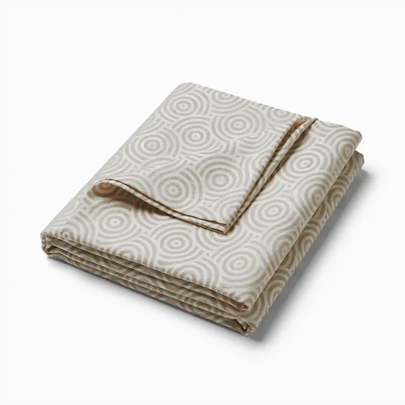 Grandfoulard Copritutto in Raso 270x270 cm – Copridivano Grande Multiuso, Telo Arredo Design Cerchi, Copriletto Matrimoniale Leggero Lavabile, Vari Colori