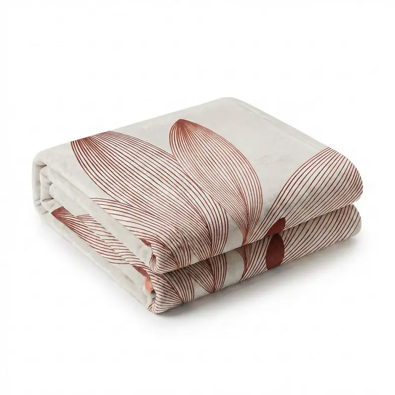 Grandfoulard Copritutto Multiuso in Velluto 270x270 cm Fiore Rosso Copridivano Grande, Telo Arredo Floreale, Copriletto Matrimoniale Leggero Lavabile