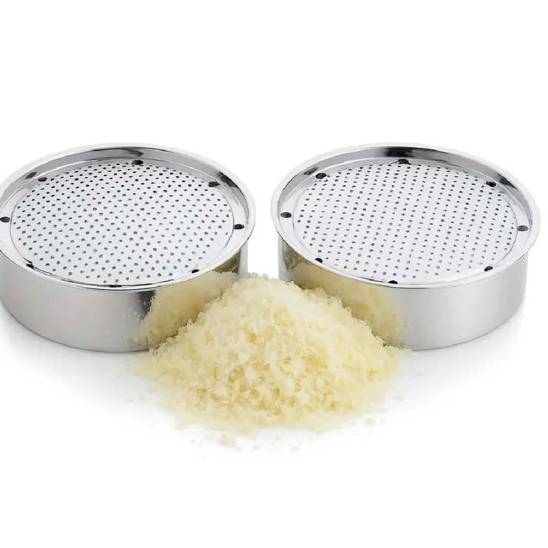 Grattugia Bari Kit 2pz in Acciaio Inox 20cm H 6cm Made in Italy