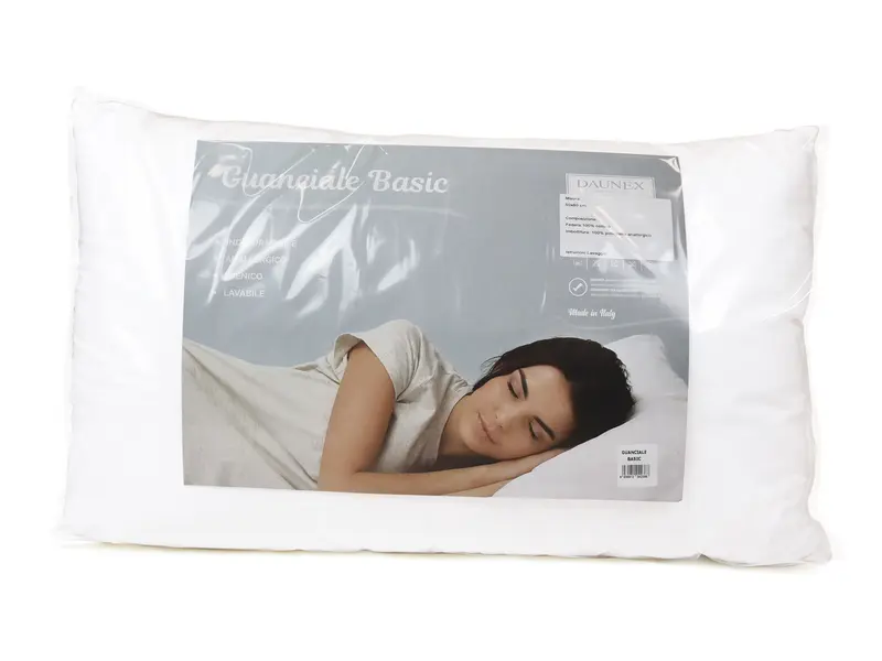 Guanciale Basic di Daunex morbidissimo 50x80 cm