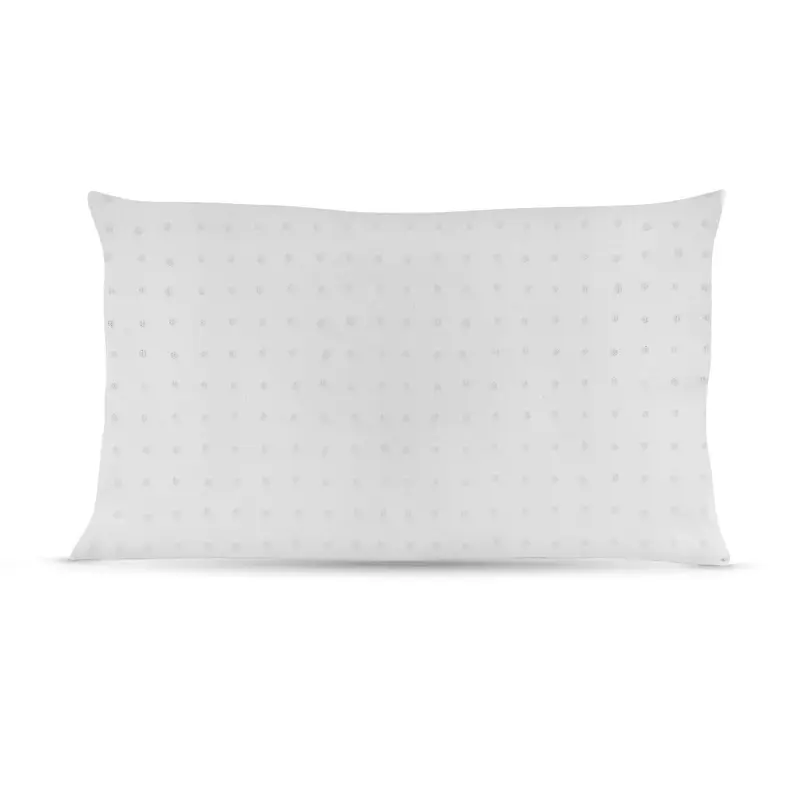 Guanciale Cuscino Letto Memory Foam 13 cm Forato Ergonomico Morbido e Traspirante Anallergico e Antiacaro con Federa Lavabile