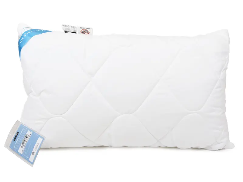 Guanciale Daunex Micro 95° in Microfibra Anallergica Lavabile a 95° Cuscino Letto Morbido e Soffice Imbottitura 100% Poliestere Misura 50x80 cm Colore Bianco
