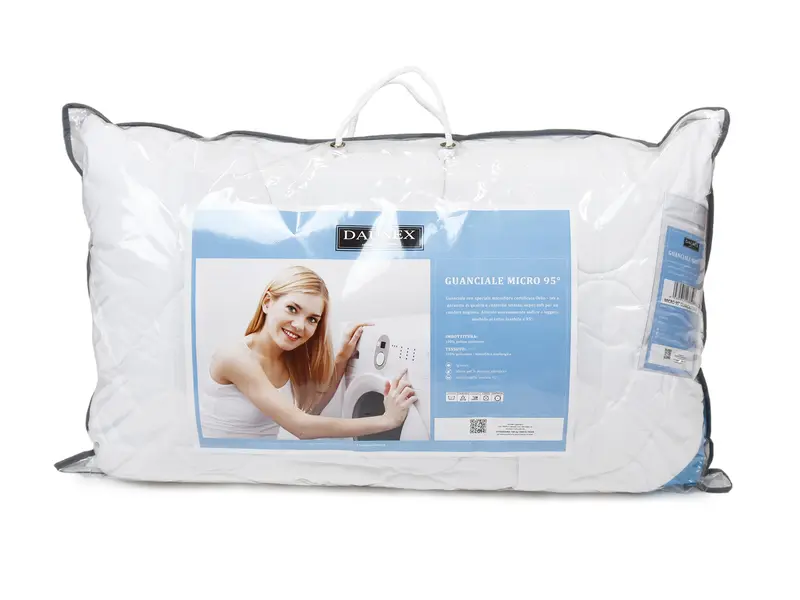 Guanciale Micro 95° di Daunex lavabile ad alta temperatura 50x80 cm