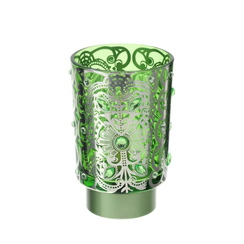 Hervit Lampada a led in vetro "Byzantium" D10xH15 cm 4 varianti (1pz)