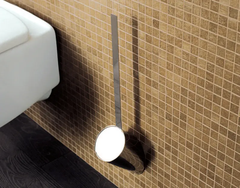 Hoop Porta Scopino Cromo