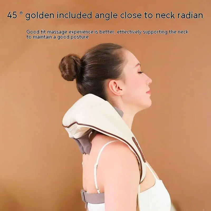 Household Cervical Vertebra Back Dredging Hot Compress Massager