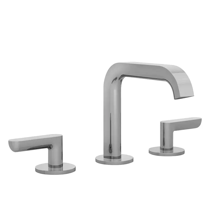 ICONA DECO GRUPPO LAVABO 3 FORI  MATT GUN METAL PVD