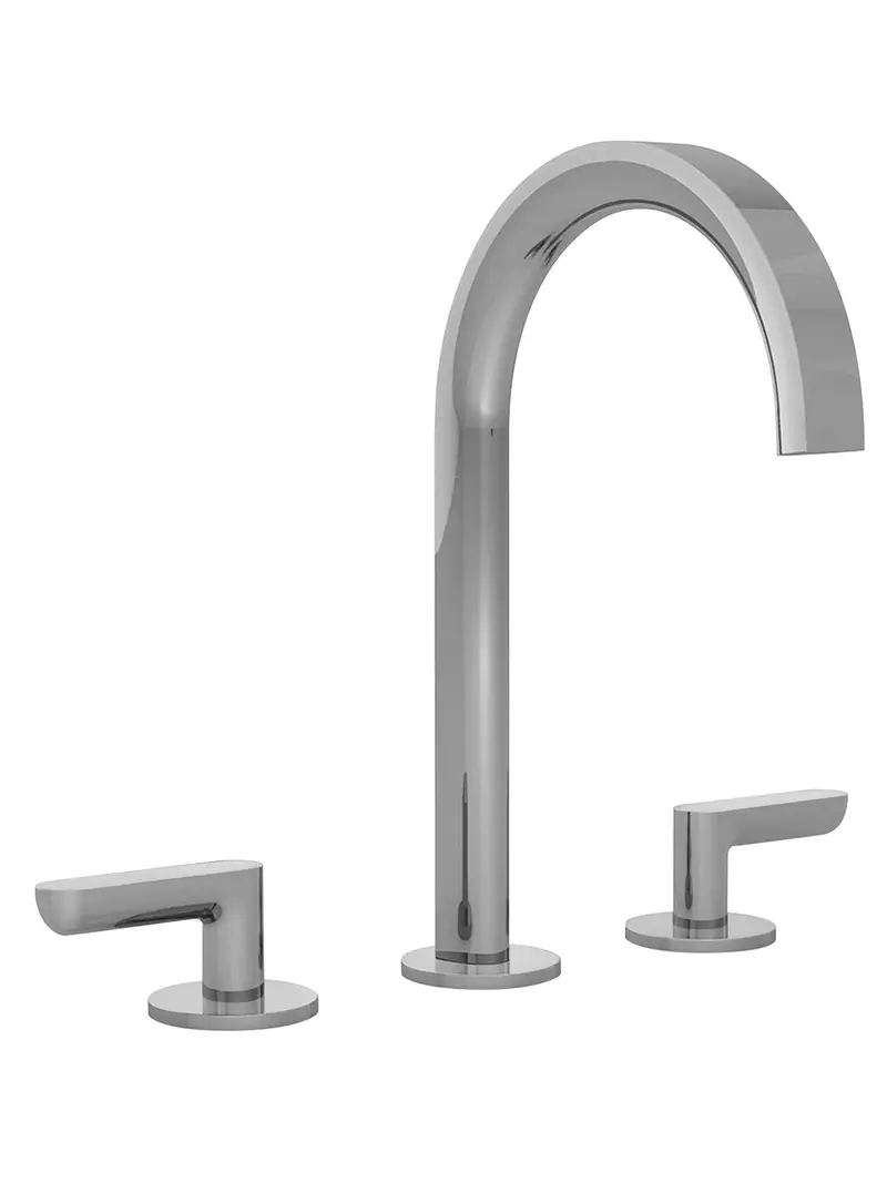 ICONA DECO GRUPPO LAVABO 3 FORI  NICKEL PVD