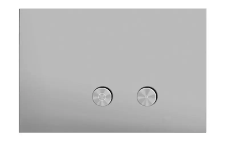 Icona Deco Placca Di Comando Per Cassette Di Scarico Matt Gun Metal Pvd
