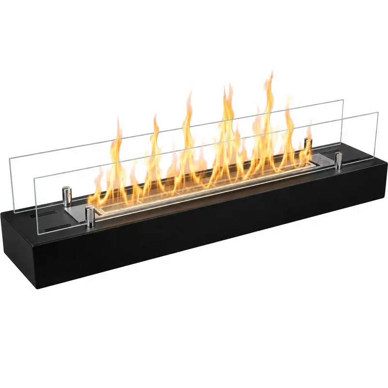 Inserto a bioetanolo Divina Fire DF700BOX da appoggio 70 cm con vetri