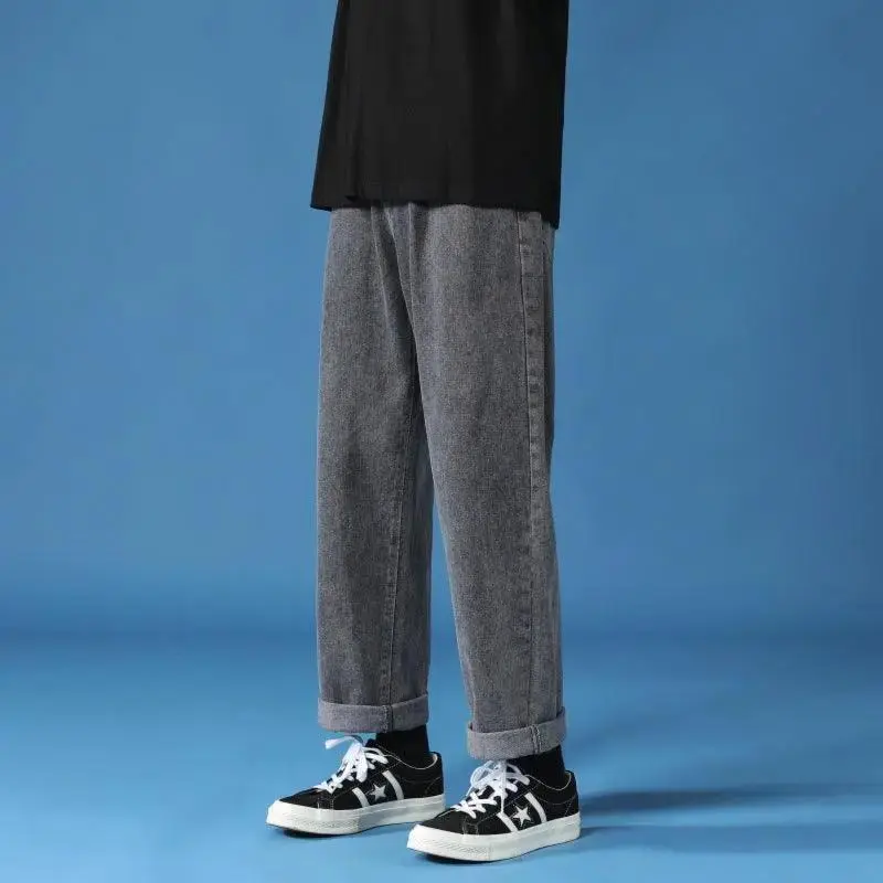 Jeans Men's Baggy Straight Trousers
