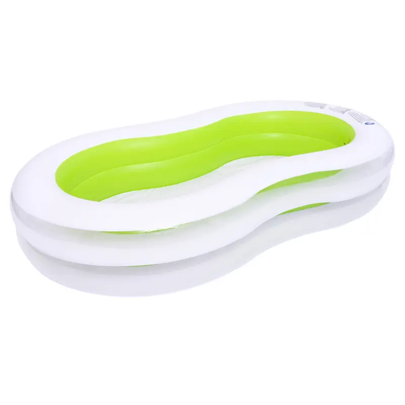 Jilong Piscina Sagomata Famiglia 2 Anelli in PVC 240 X 140 X 47 cm