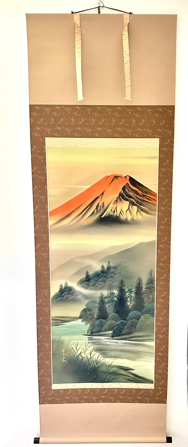 Kakemono Fuji Rosso