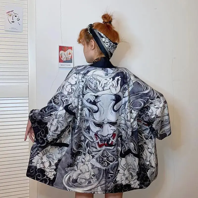 Kimono thin coat student men and women