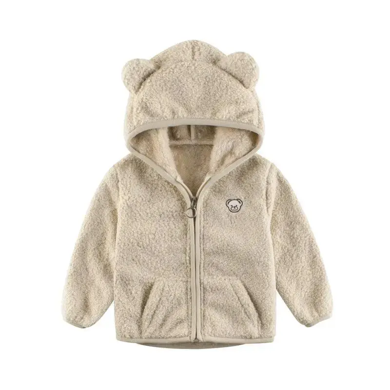 Korean Children's Coat Plus Cashmere Sweater Baby Clothes