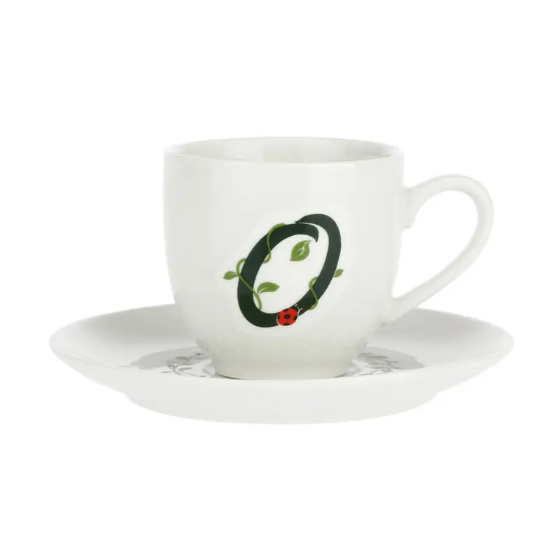 La Porcellana Bianca Tazza da caffè lettera O "Solo Tua" 90 ml