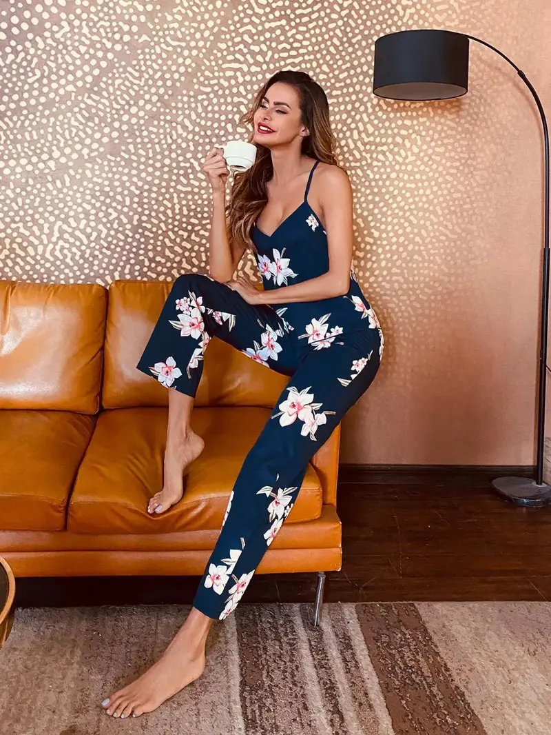 Ladies Pajamas Set, Casual And Comfortable Pajamas