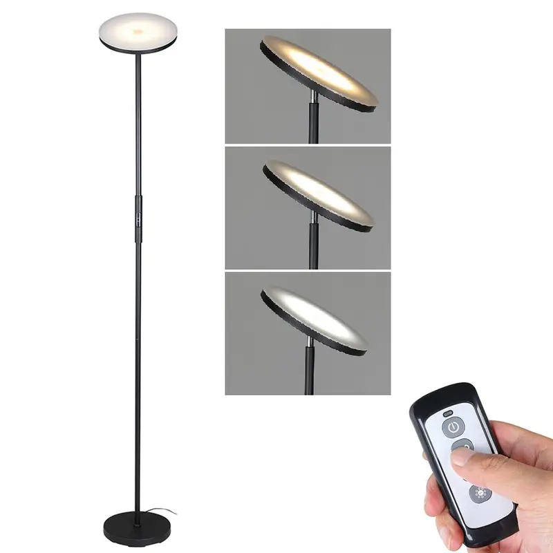 Lampada Piantana Led Dimmerabile 20W 1600LM Telecomando e Luce Regolabile H175cm