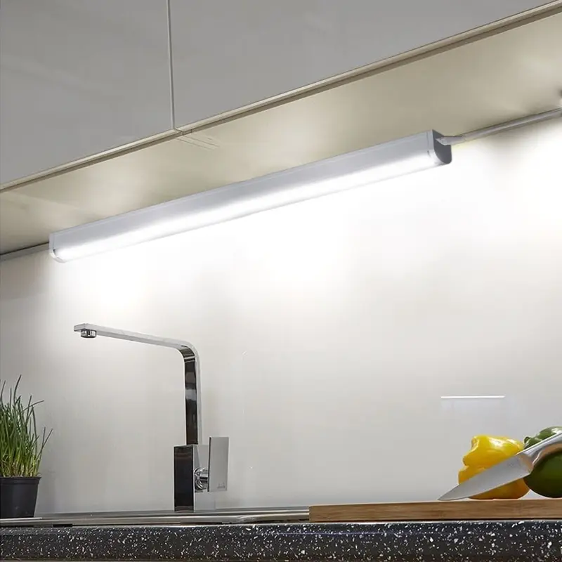 Lampada Sottopensile 50cm Barra Led 750lm 4000k Bianco per Cucina e Armadio
