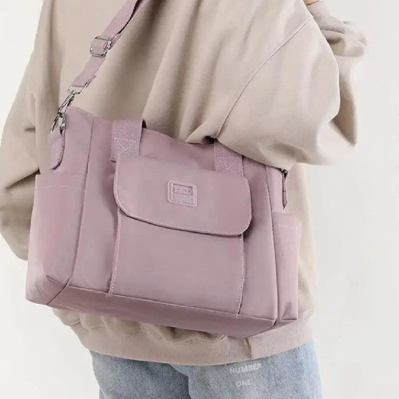 Large Capacity Nylon New Hand-carrying Casual Women's Multi-interlayer Shoulder Bag