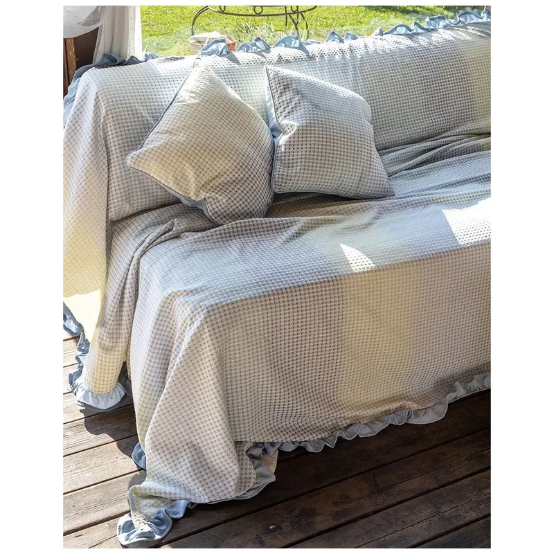 L'Atelier 17 Copritutto matrimoniale con gala "Nuance", Shabby 260x260 cm 2 varianti(1pz)