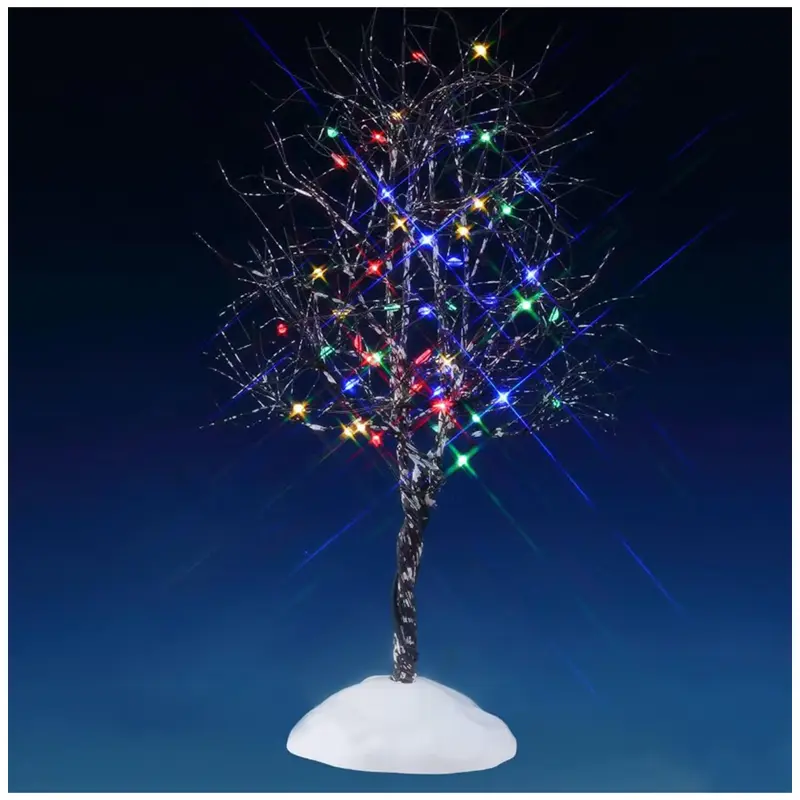 LEMAX Albero Butternut luci led multicolore "Butternut Tree" H24,3x13x12,3 cm