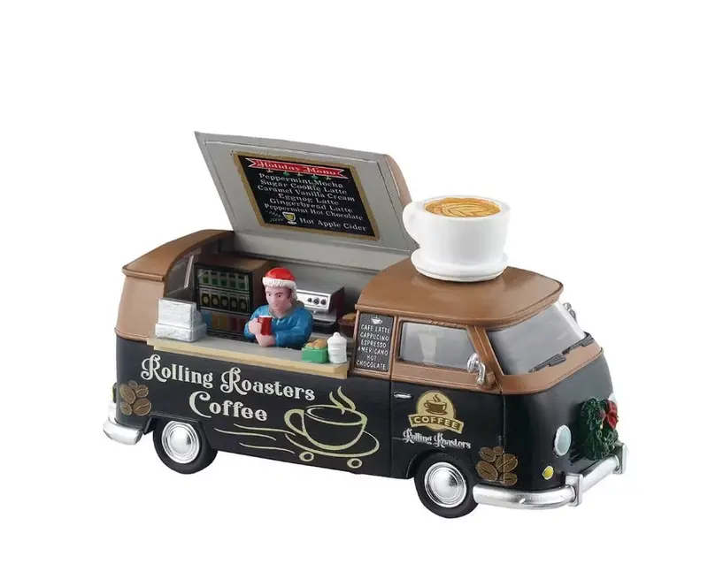 LEMAX Camper Caffetteria "Rolling Roasters Coffee" H7.7x11.8x5.3 cm