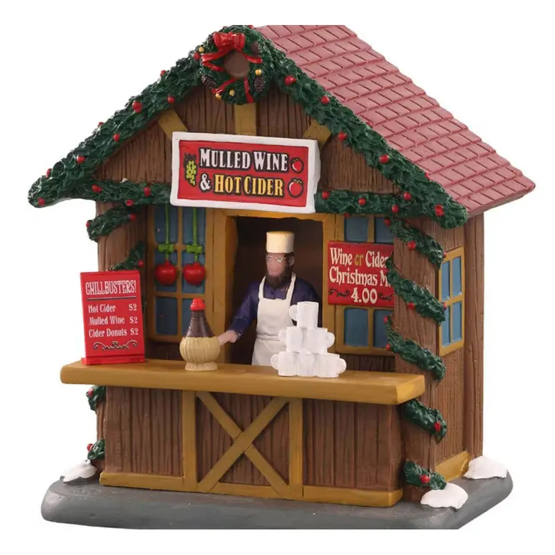 LEMAX Chiosco natalizio vino illuminato "Mulled Wine And Ciders"