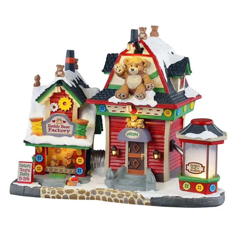 LEMAX Edificio illuminato Fabbrica di Peluche "Teddy Bear Factory"
